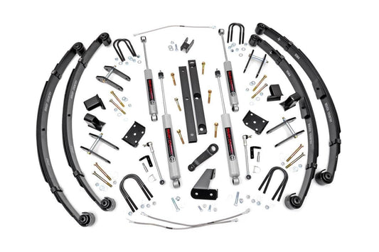 Rough Country 4.5 Inch Lift Kit | X-Series | Power Steer | Jeep Wrangler YJ 4WD (1987-1995)