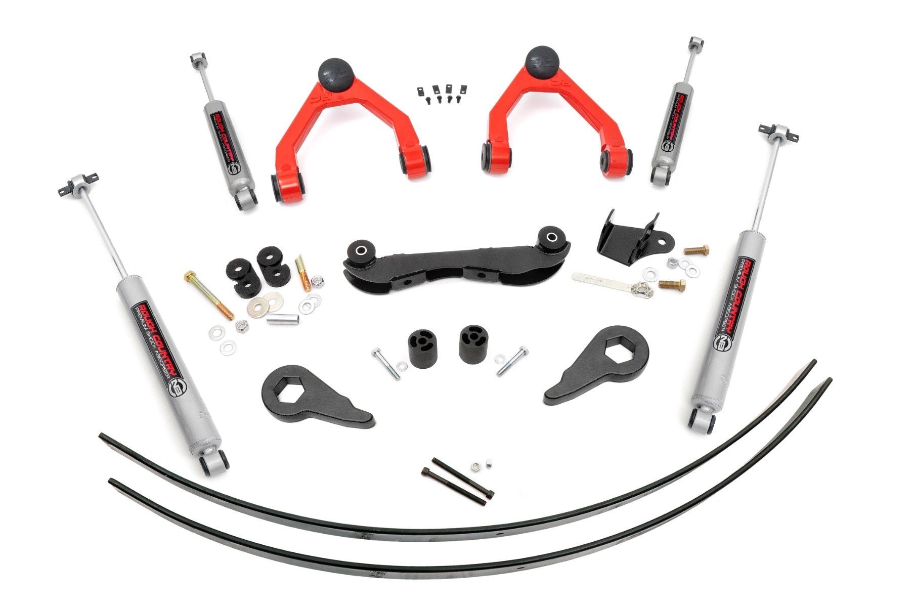 Rough Country 2-3 Inch Lift Kit | Rear AAL | Chevy/GMC 1500 Truck & SUV 4WD (1988-1999)