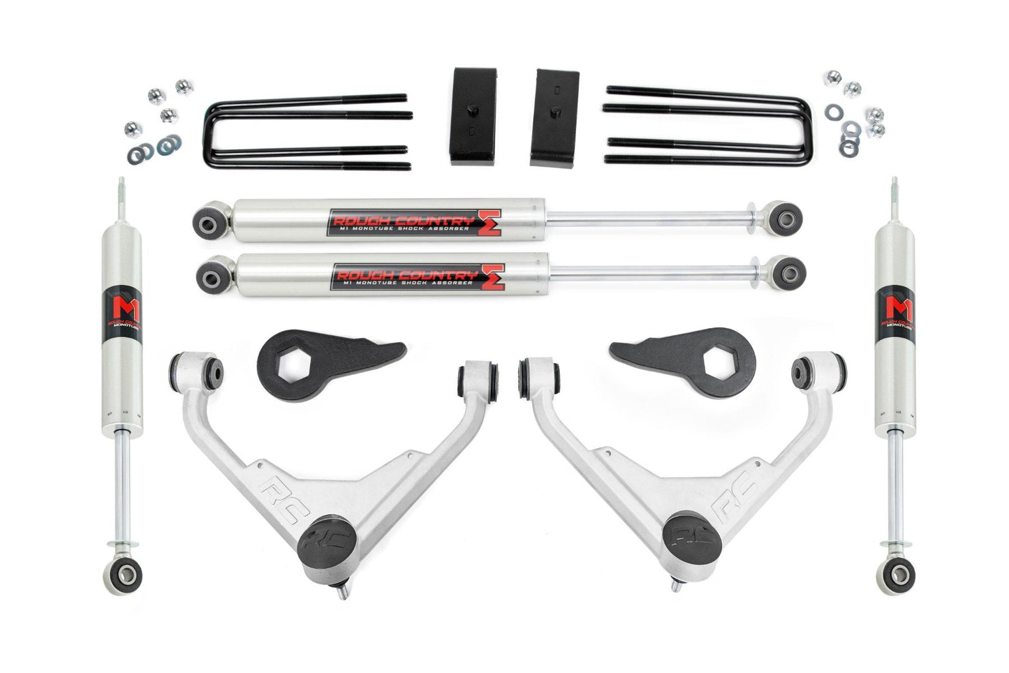 Rough Country 3 Inch Lift Kit | M1 | FK/FF | Chevy/GMC 2500HD/3500HD/Suburban 2500/Yukon XL 2500 (01-10)