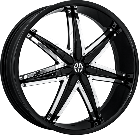 MASSIV 923 BLACK WITH CHROME INSERT
