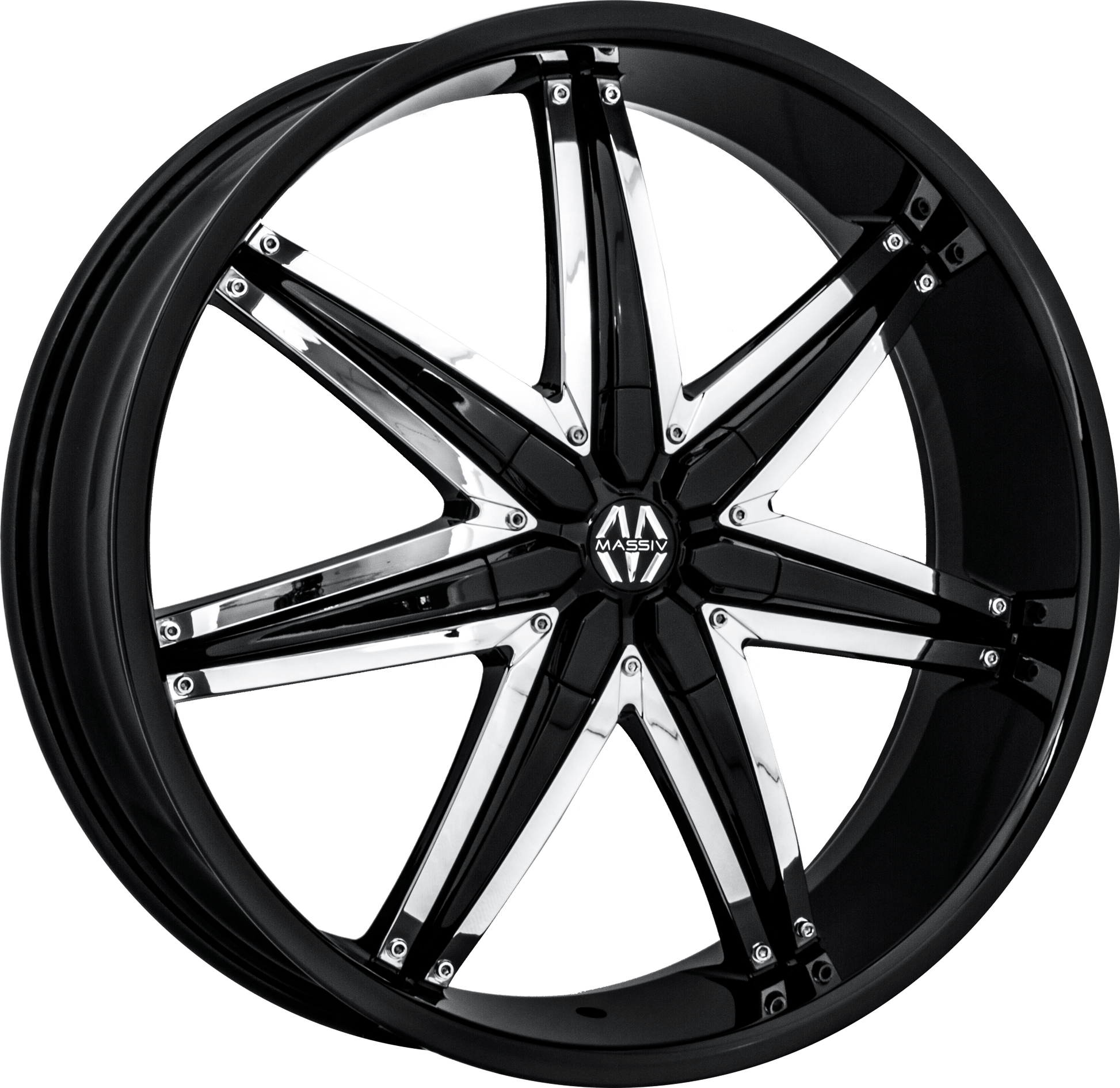 MASSIV 923 BLACK WITH CHROME INSERT