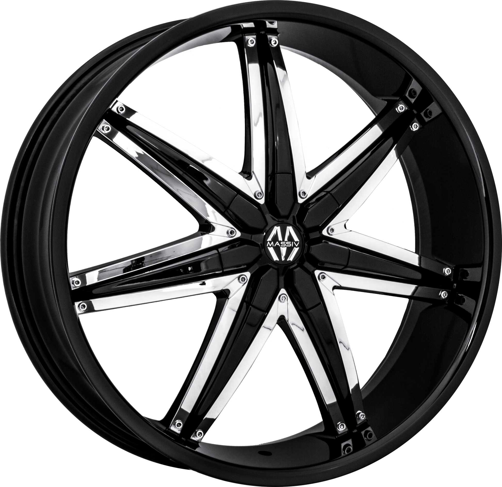 MASSIV 923 BLACK WITH CHROME INSERT