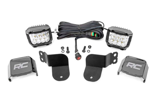 Rough Country LED Light Kit | Cage Mount | 3" OSRAM | Wide Angle | Polaris General XP 4 1000