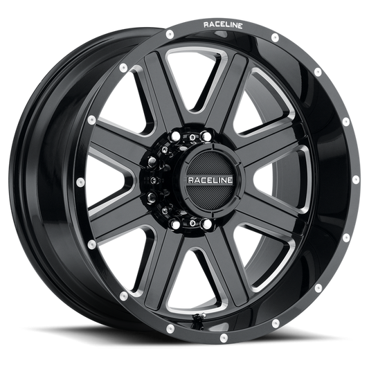 Raceline 940 Hostage wheel Gloss Black & Milled