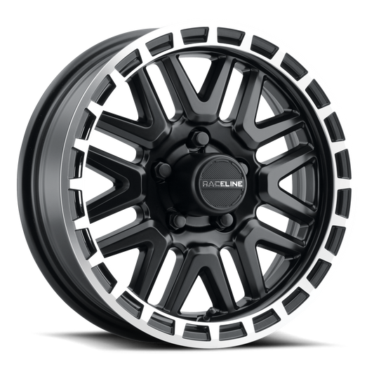 Raceline 953 Krank Trailer wheel Satin Black
