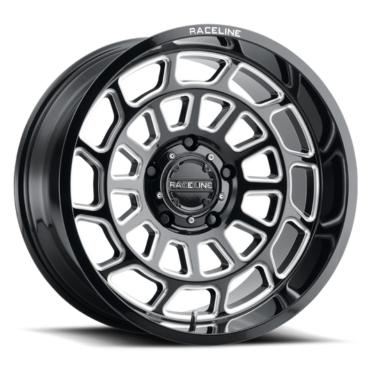Raceline 955 Warp wheel Gloss Black Machined Face