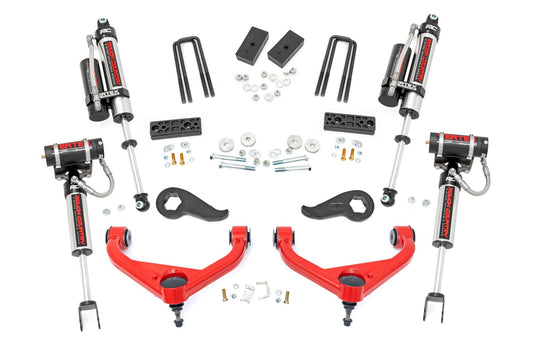 Rough Country 3 Inch Lift Kit | Vertex | w/ Overloads | Chevy/GMC 2500HD/3500HD (20-26)