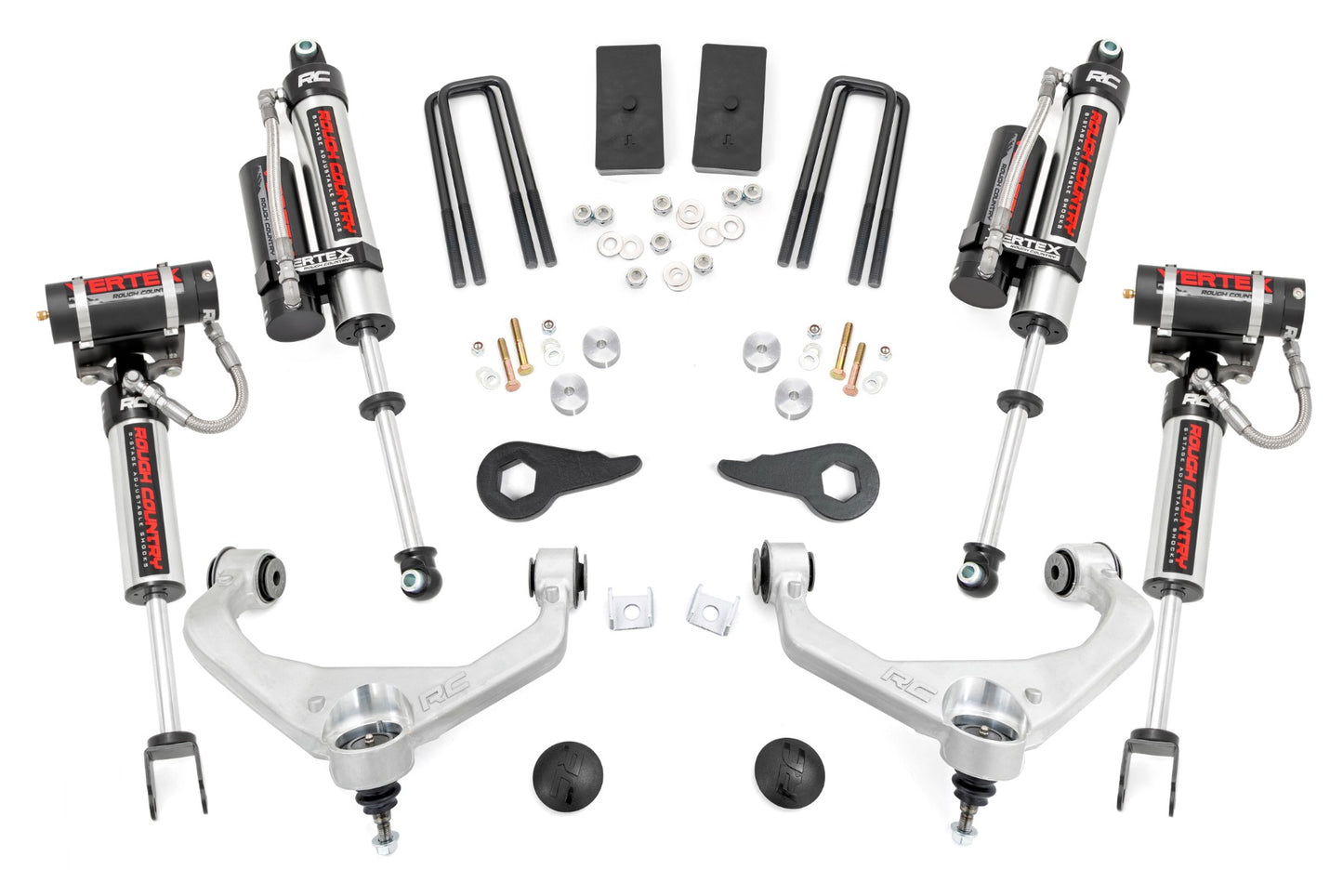 Rough Country 3.5 Inch Lift Kit | Vertex | w/ Overloads | Chevy/GMC 2500HD/3500HD (11-19)
