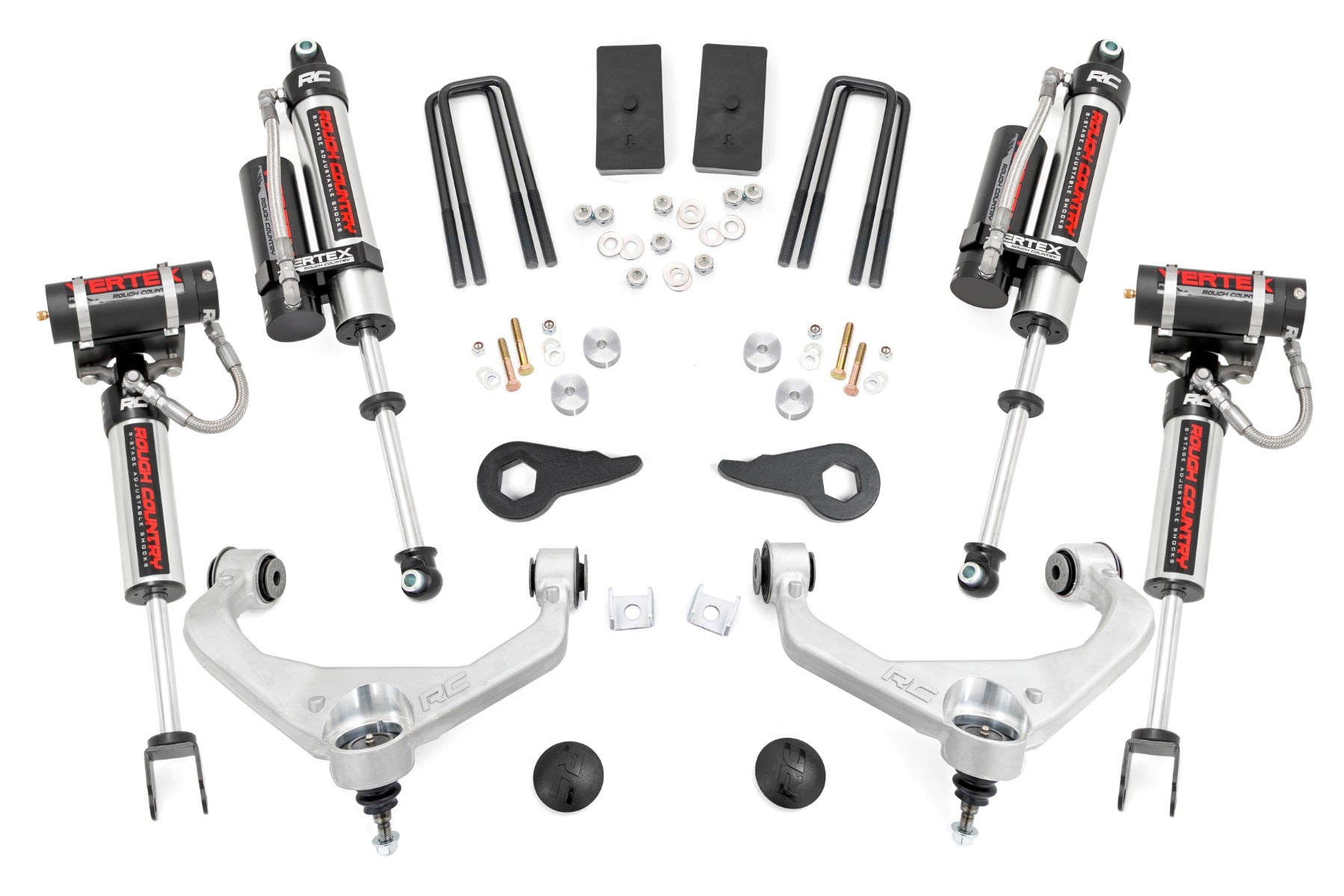 Rough Country 3.5 Inch Lift Kit | Vertex | w/ Overloads | Chevy/GMC 2500HD/3500HD (11-19)
