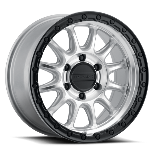 Raceline 960 Alpha wheel Machined w/ Black Ring