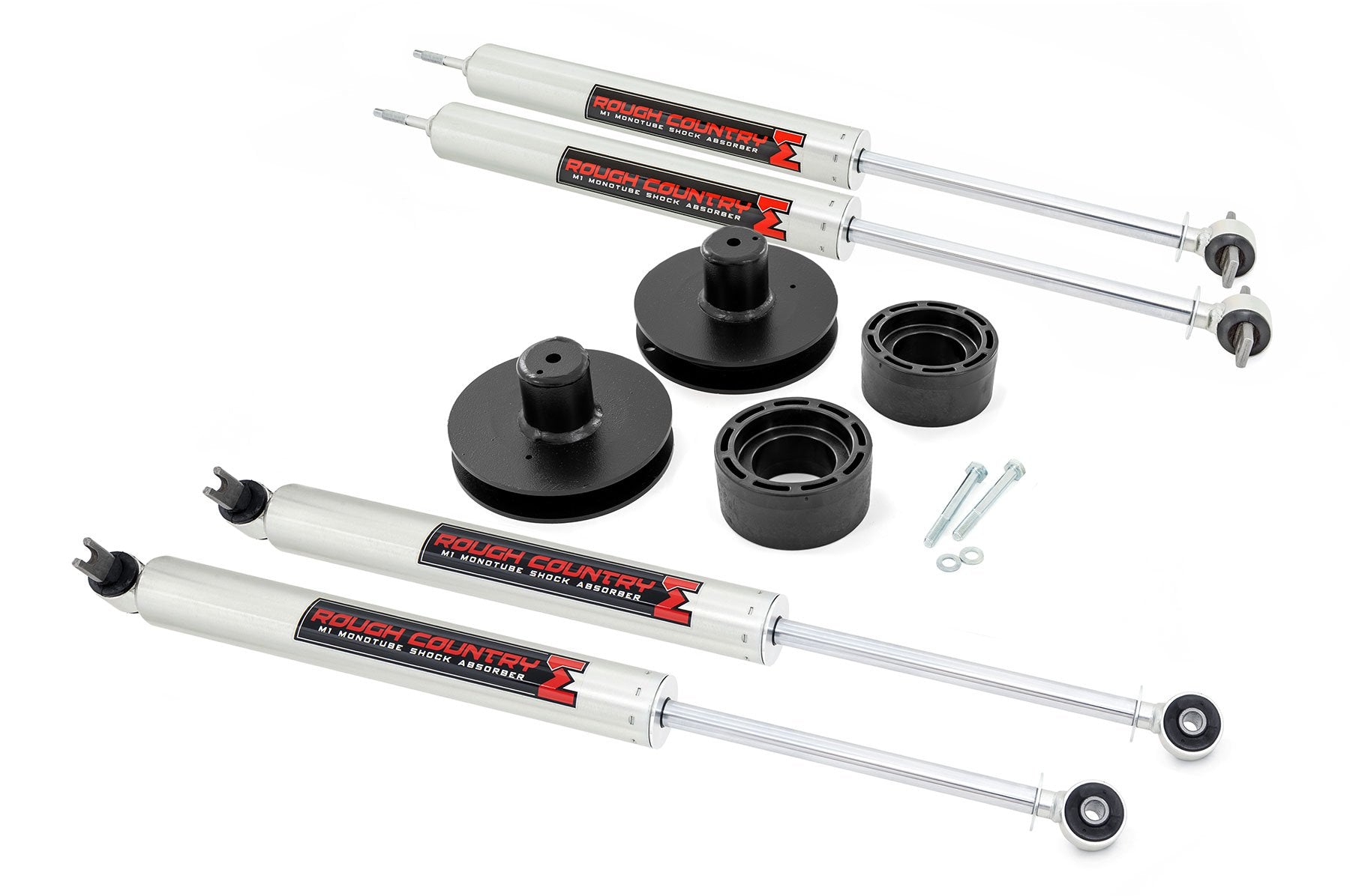 Rough Country 2 Inch Lift Kit | M1 | Jeep Wrangler TJ (97-06)/Wrangler Unlimited (04-06)