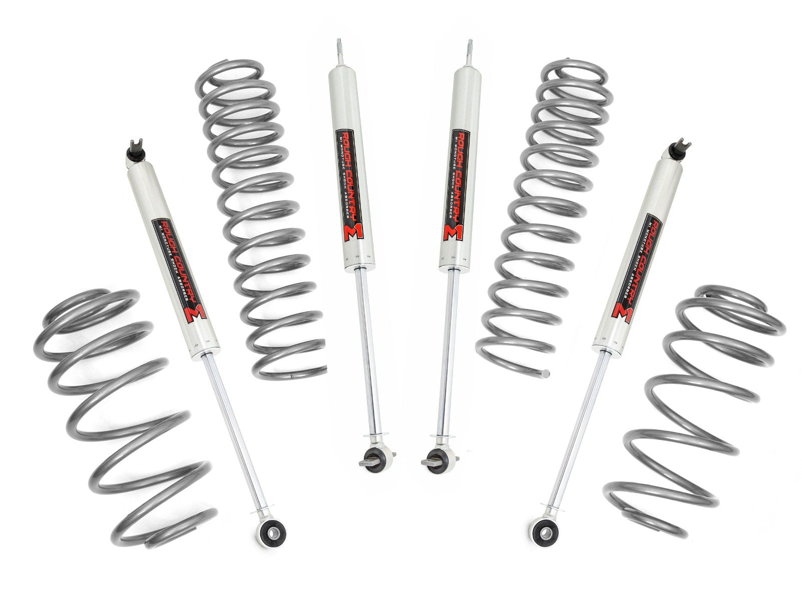 Rough Country 2.5 Inch Lift Kit | 6 Cyl | M1 | Jeep Wrangler TJ (97-06)/Wrangler Unlimited (04-06)