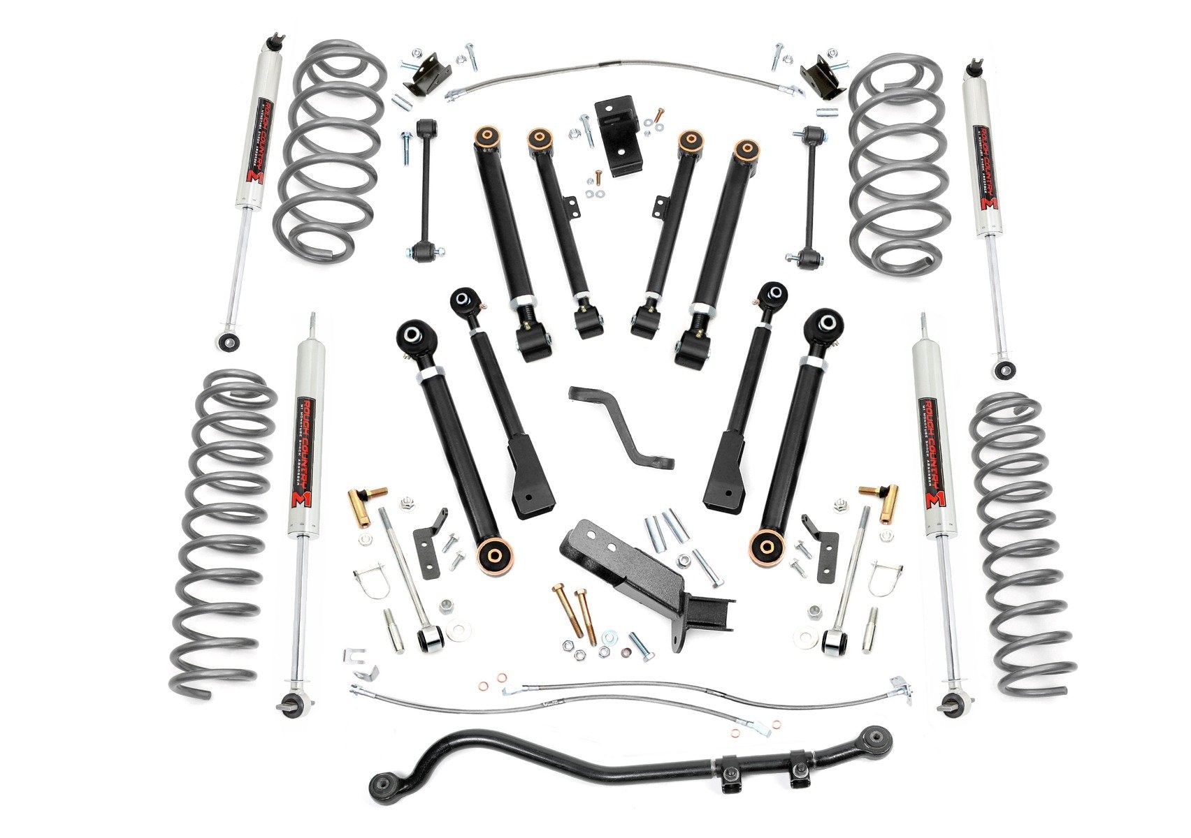 Rough Country 6 Inch Lift Kit | X-Series | M1 | Jeep Wrangler TJ (97-06)/Wrangler Unlimited (04-06)