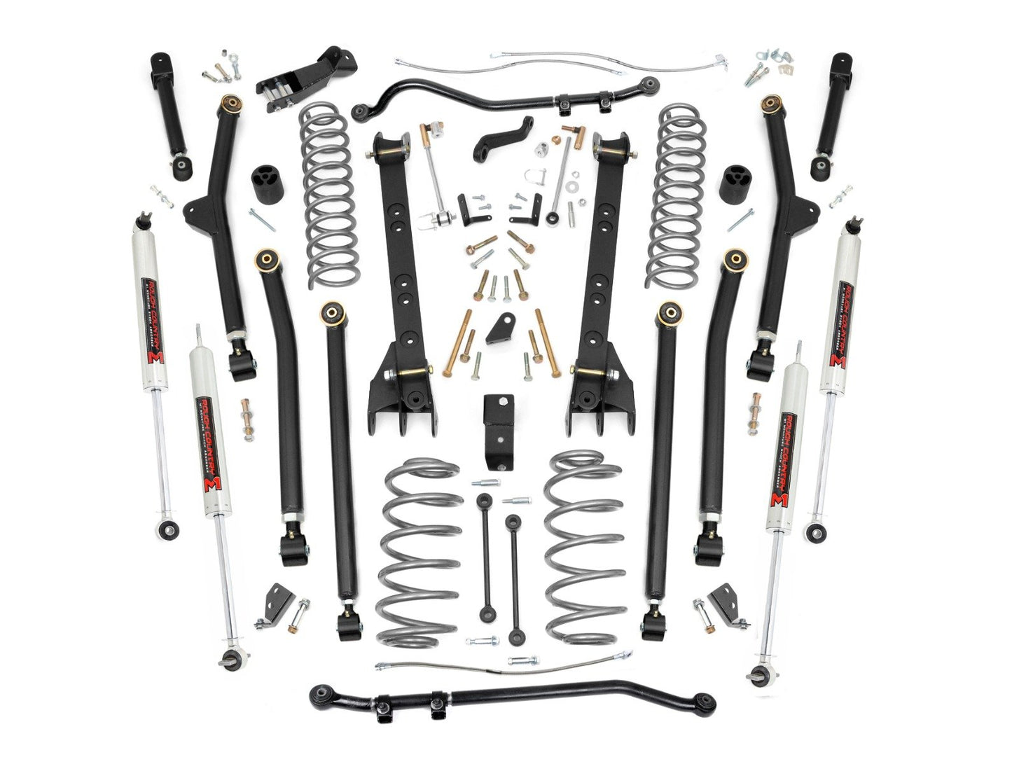 Rough Country 4 Inch Lift Kit | Long Arm | M1 | Jeep Wrangler TJ 4WD (1997-2006)