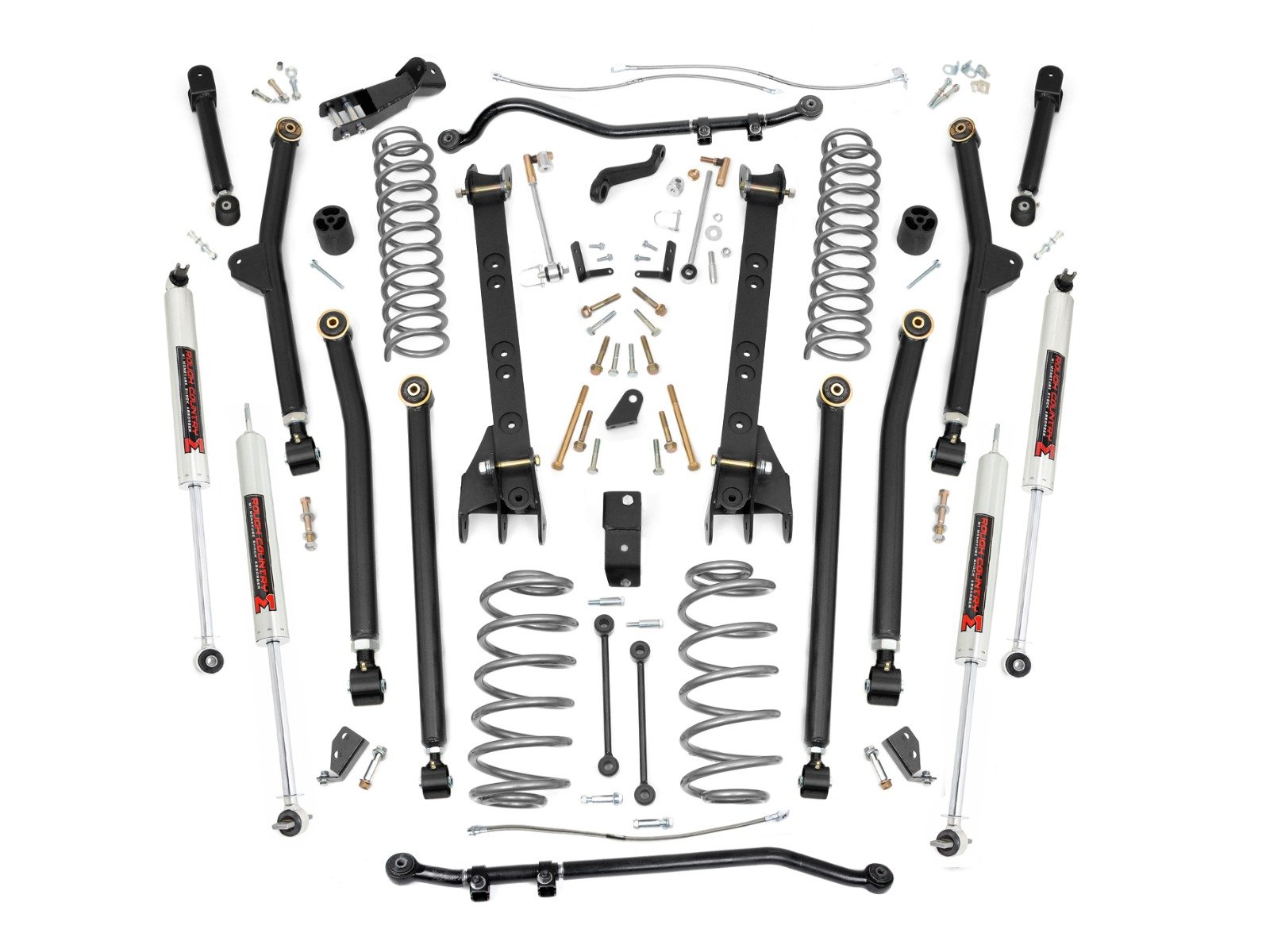Rough Country 4 Inch Lift Kit | Long Arm | M1 | Jeep Wrangler TJ 4WD (1997-2006)