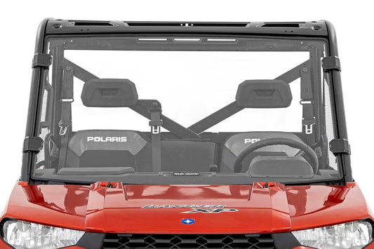 Rough Country Full Windshield | Scratch Resistant | Polaris Ranger 1000/Ranger XP 900/1000