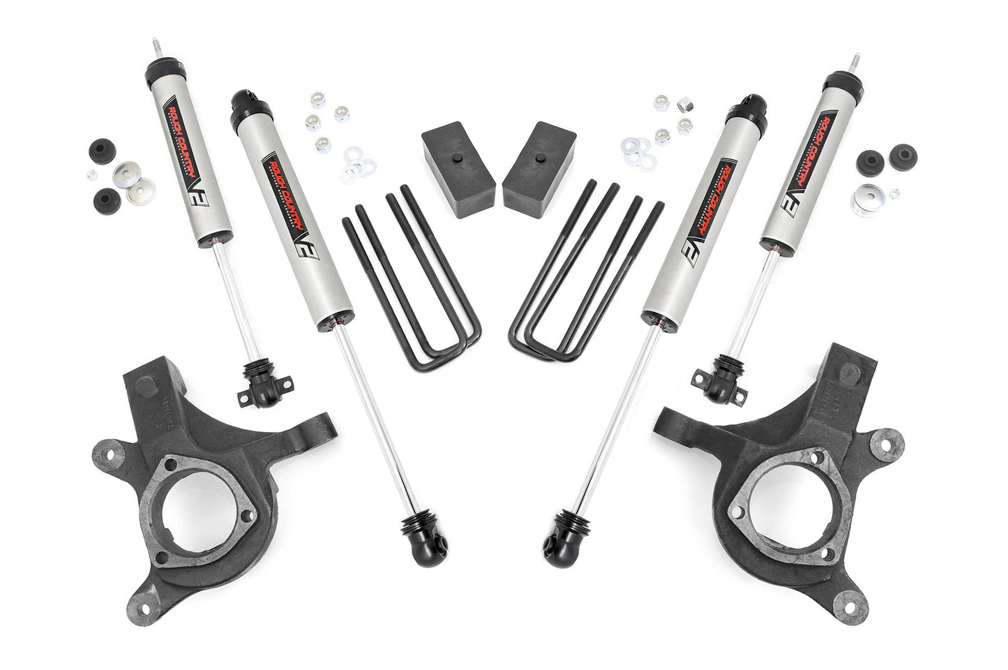 Rough Country 3 inch Lift Kit | V2 | Chevy Silverado & GMC Sierra 1500 2WD (1999-2006 & Classic)