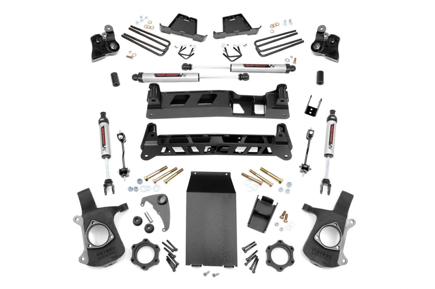 Rough Country 4 Inch Lift Kit | V2 | Chevy Silverado & GMC Sierra 1500 4WD (1999-2006 & Classic)