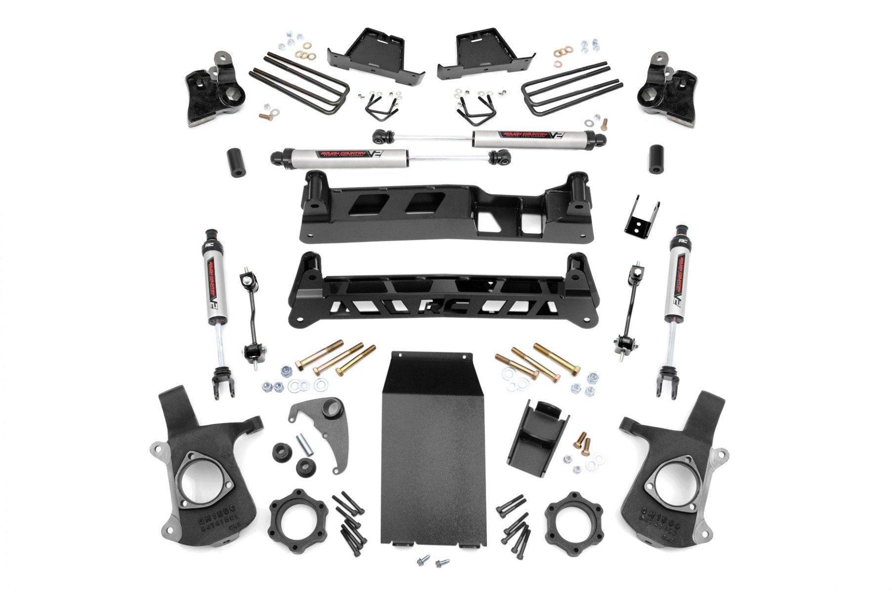 Rough Country 4 Inch Lift Kit | V2 | Chevy Silverado & GMC Sierra 1500 4WD (1999-2006 & Classic)