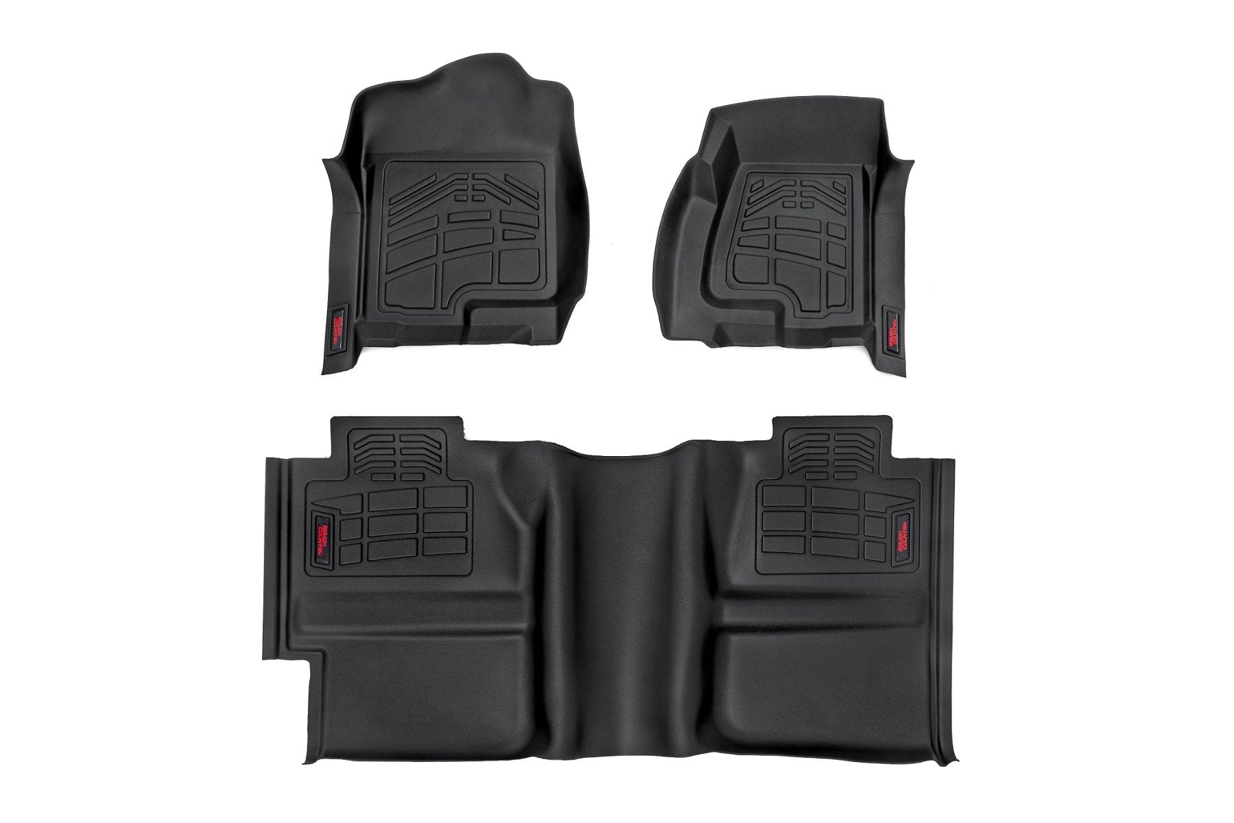 Rough Country Sure-Fit Floor Mats | FR & RR | Chevy/GMC 1500 (99-06 & Classic)