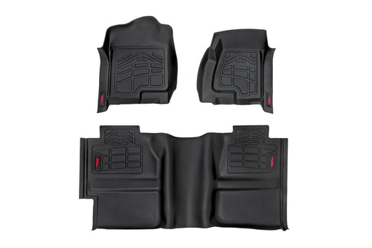Rough Country Sure-Fit Floor Mats | FR & RR | Chevy/GMC 1500 (99-06 & Classic)