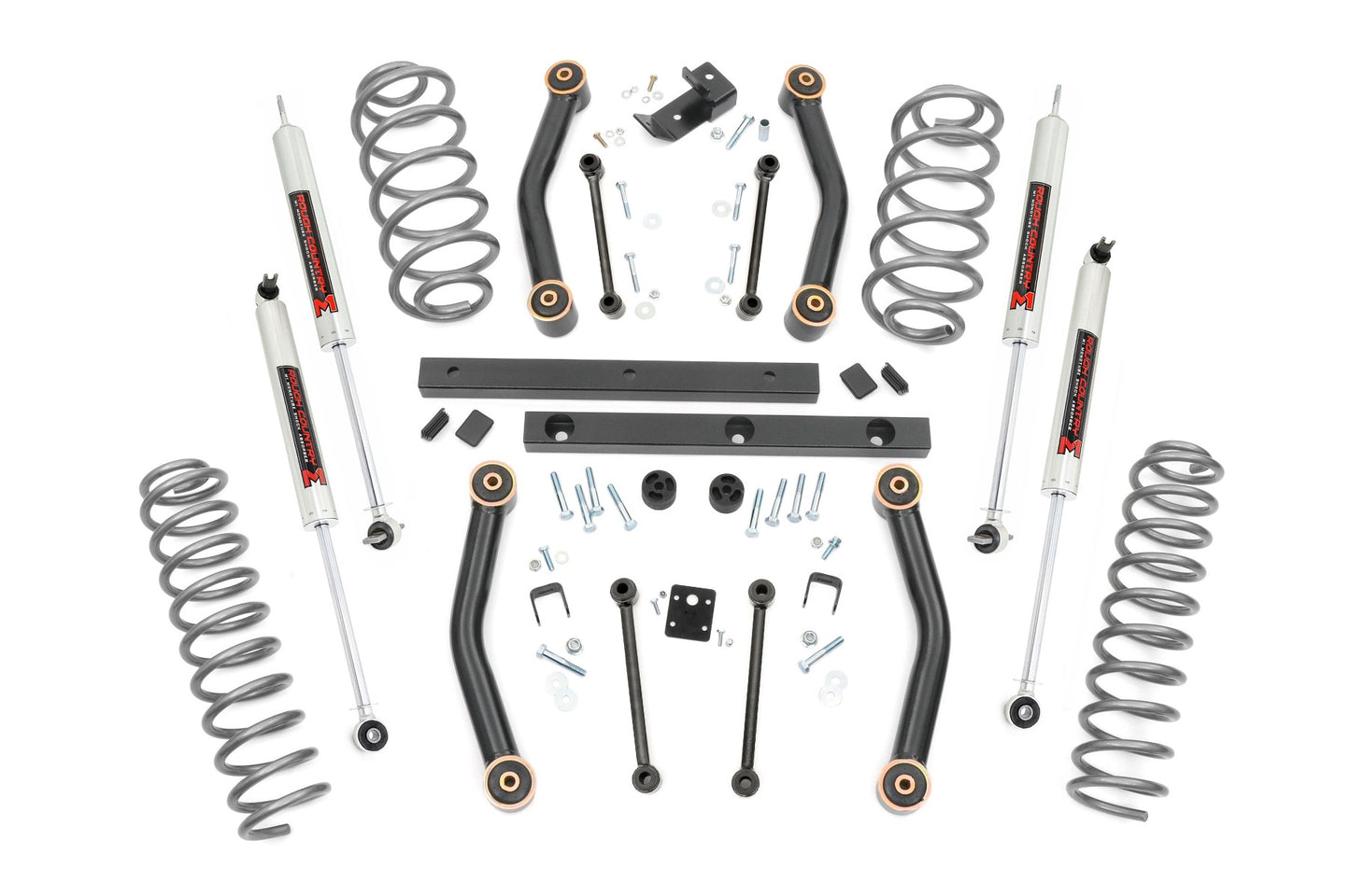 Rough Country 4 Inch Lift Kit | M1 | Jeep Wrangler TJ 4WD (1997-2002)