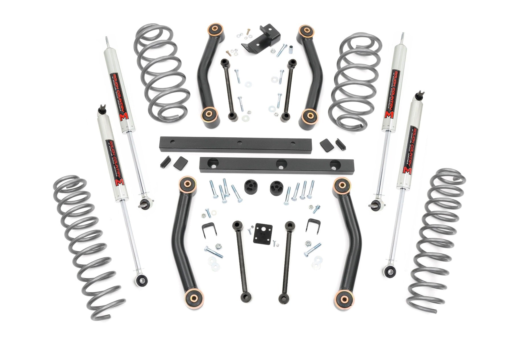 Rough Country 4 Inch Lift Kit | M1 | Jeep Wrangler TJ 4WD (1997-2002)