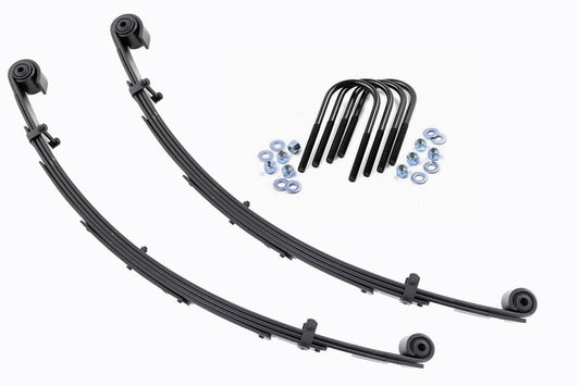 Rough Country Front Leaf Springs | 4" Lift | Pair | Ford Excursion/F-250 Super Duty/F-350 Super Duty 4WD