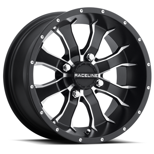 Raceline A77 Mamba wheel Satin Black Machined Face