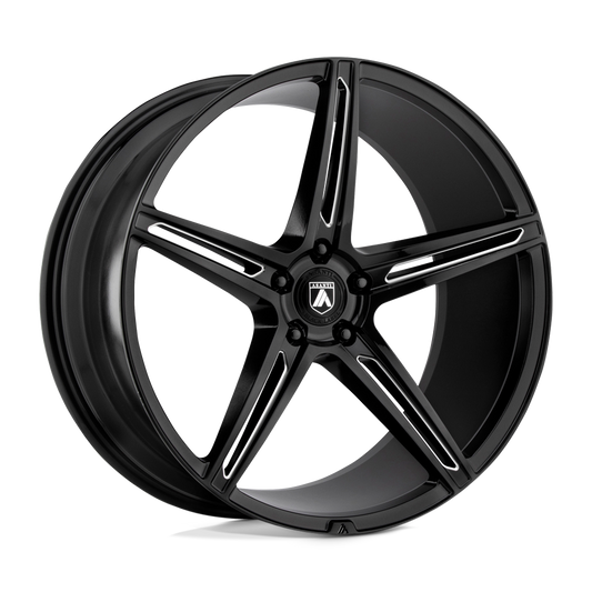 Asanti Black ABL-22 ALPHA 5 GLOSS BLACK MILLED