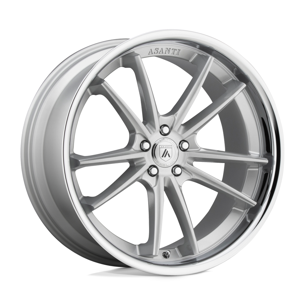 Asanti Black ABL-23 SIGMA BRUSHED SILVER CHROME LIP