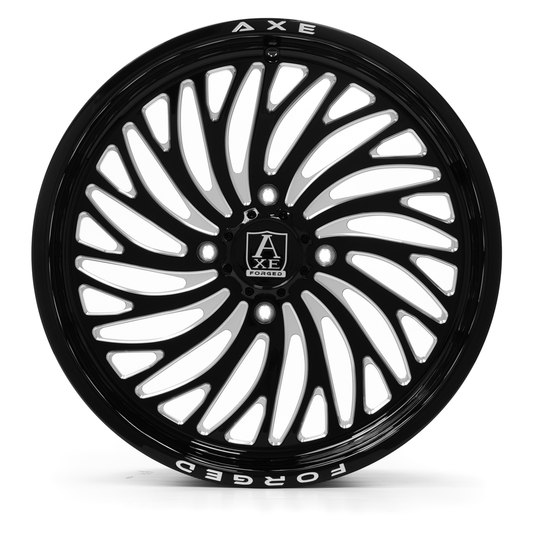 Axe AF10 UTV Custom Wheel Gloss Black Milled