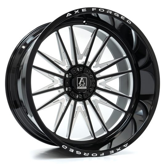 Axe AF12 Forged Custom Wheel Gloss Black Milled