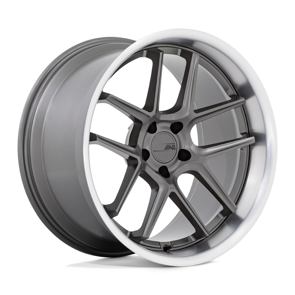 American Racing AR942 BISHOP MATTE GUNMETAL WITH MACHINED LIP
