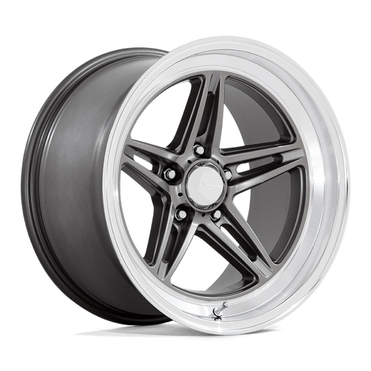 American Racing Vintage VN514 GROOVE ANTHRACITE WITH DIAMOND CUT LIP