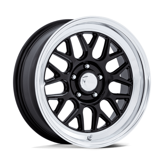 American Racing Vintage VN516 G-FORCE GLOSS BLACK W/ DIAMOND CUT LIP