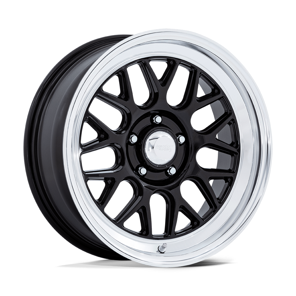 American Racing Vintage VN516 G-FORCE GLOSS BLACK W/ DIAMOND CUT LIP