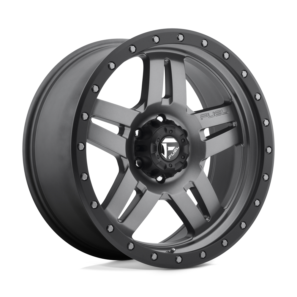 Fuel D558 ANZA MATTE GUN METAL BLACK BEAD RING