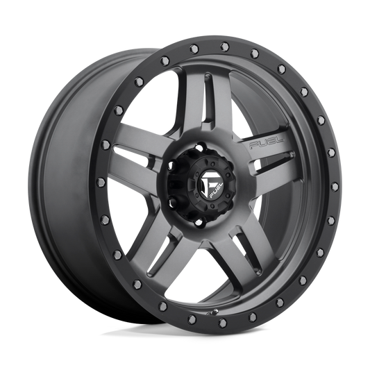 Fuel D558 ANZA MATTE GUN METAL BLACK BEAD RING