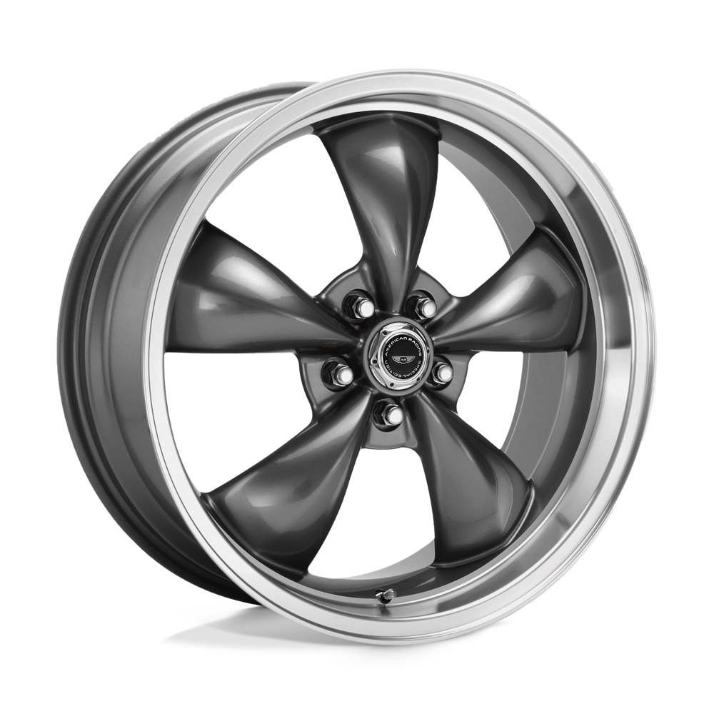 American Racing AR105 TORQ THRUST M ANTHRACITE MACHINED LIP