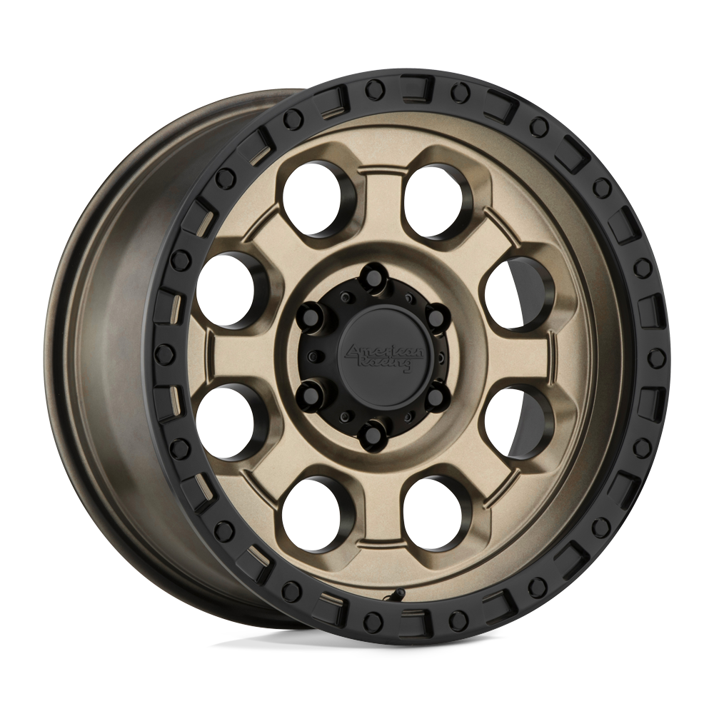 American Racing AR201 MATTE BRONZE BLACK LIP