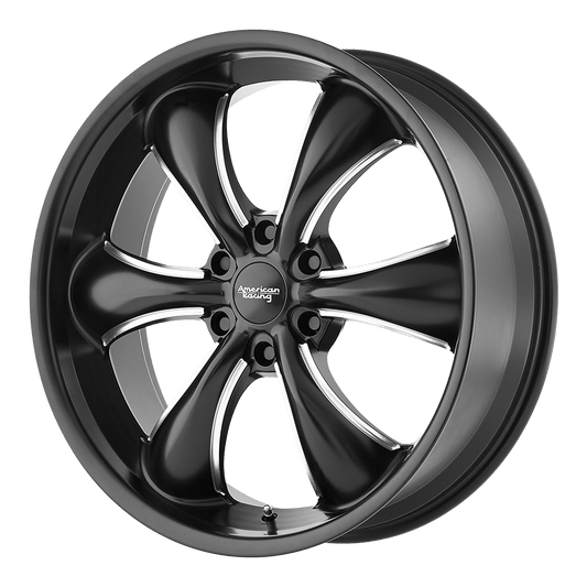 American Racing AR914 TT60 TRUCK SATIN BLACK MILLED