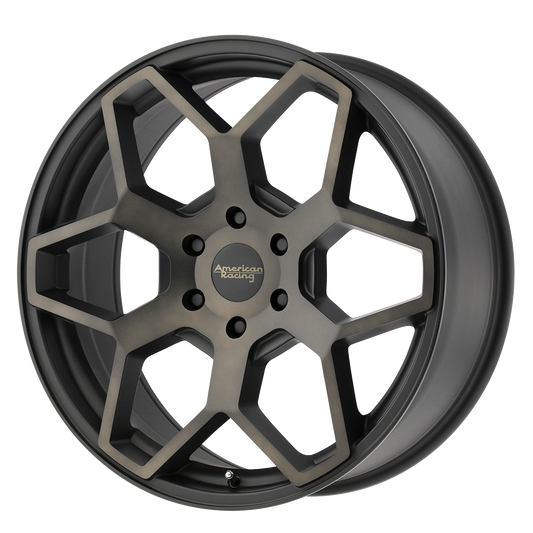 American Racing AR916 SATIN BLACK WITH DARK TINT CLEAR COAT