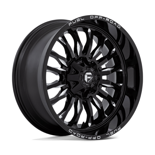 Fuel D795 ARC GLOSS BLACK MILLED