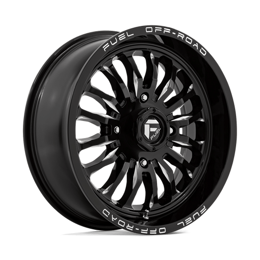 Fuel UTV D821 ARC UTV GLOSS BLACK MILLED