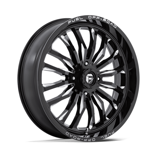 Fuel UTV D821 ARC UTV GLOSS BLACK MILLED