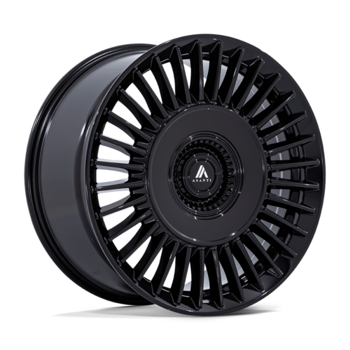 Asanti Black 22X10.5 AB040 TIARA 5X115/120 18MM GLOSS BLACK