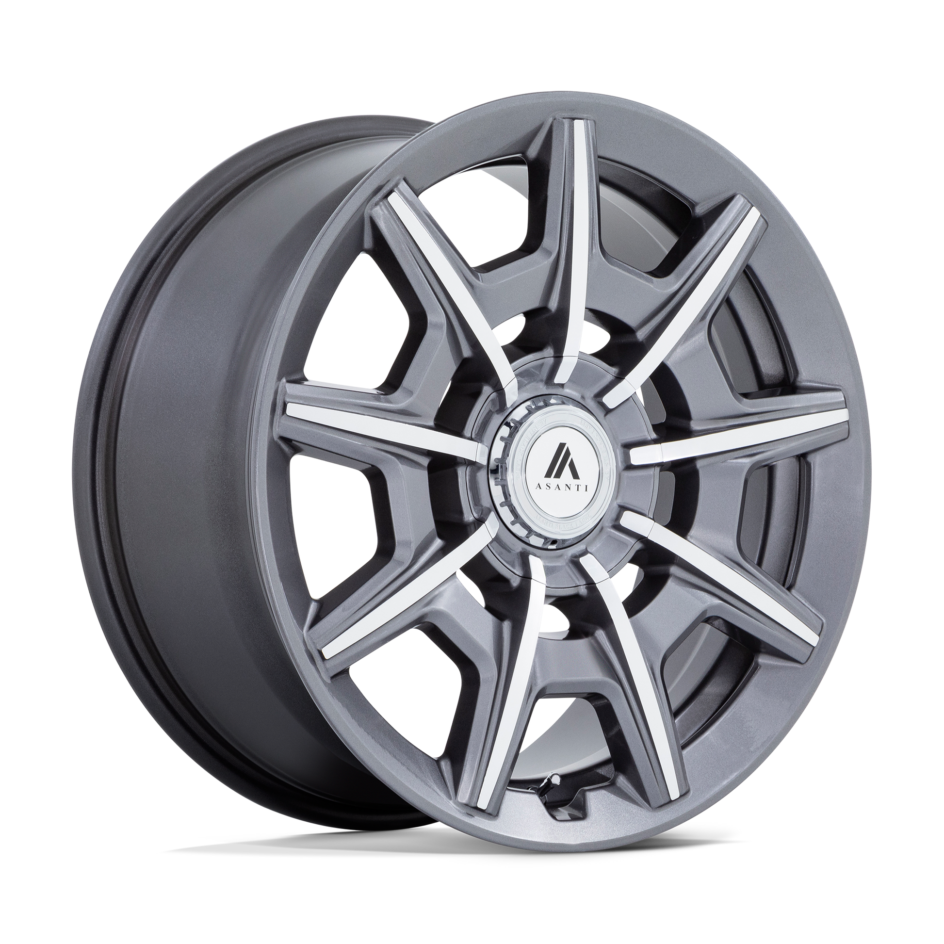 Asanti Black AB041 ESQUIRE GLOSS ANTHRACITE BRIGHT MACHINED