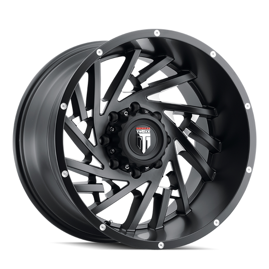 AMERICAN TRUXX WEB SATIN BLACK MILLED