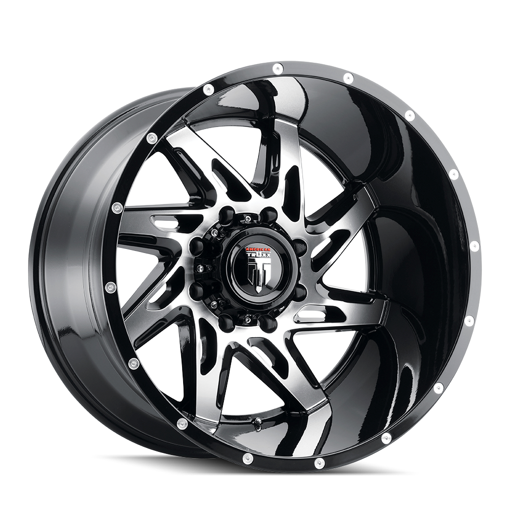 AMERICAN TRUXX SPYDER GLOSS BLACK MACHINED